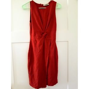 Modcloth rust colored dress